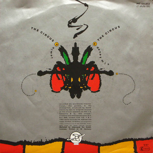 Erasure : The Circus (Remix) (7", Single)