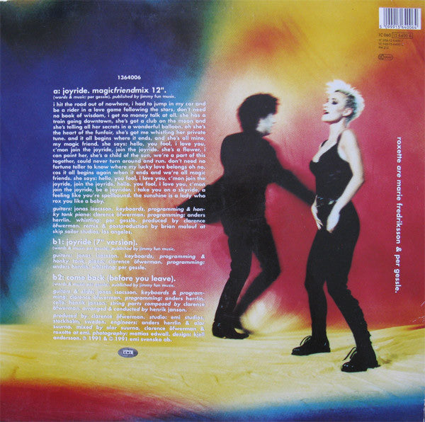 Roxette : Joyride (Magicfriendmix) (12", Maxi)