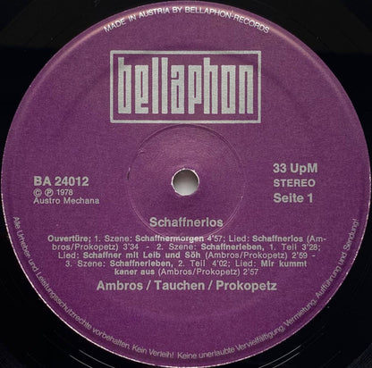 Ambros* / Tauchen* / Prokopetz* : Schaffnerlos (LP, Album)