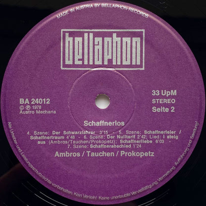 Ambros* / Tauchen* / Prokopetz* : Schaffnerlos (LP, Album)