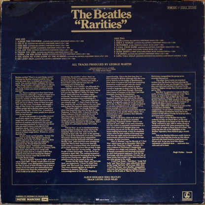 The Beatles : Rarities (LP, Album, Comp, Mono, I.D)