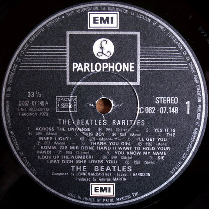 The Beatles : Rarities (LP, Album, Comp, Mono, I.D)