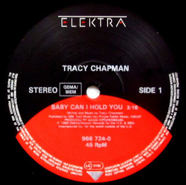 Tracy Chapman : Baby Can I Hold You (12")