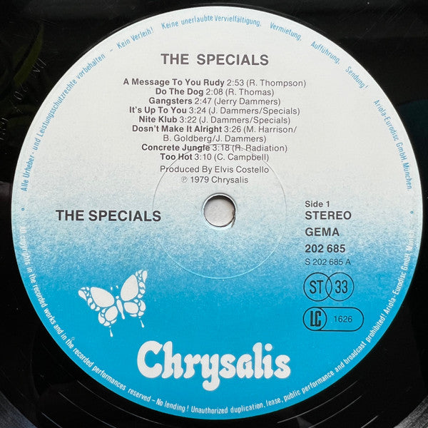 The Specials : Specials (LP, Album, RE)