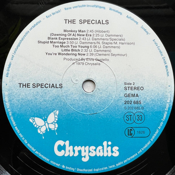The Specials : Specials (LP, Album, RE)