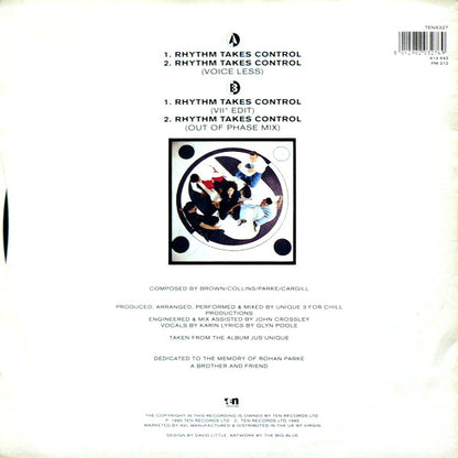 Unique 3 Featuring Karin* : Rhythm Takes Control (12")