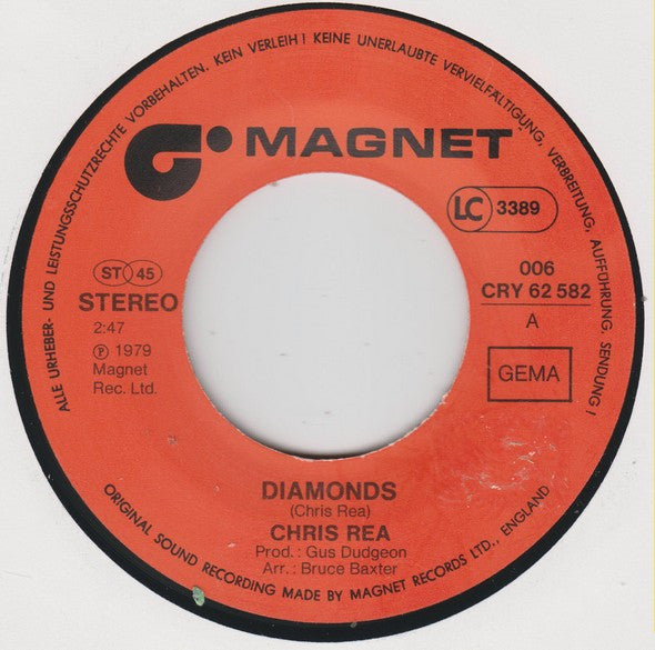 Chris Rea : Diamonds (7", Single)