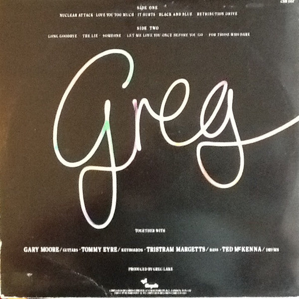 Greg Lake : Greg Lake (LP, Album)