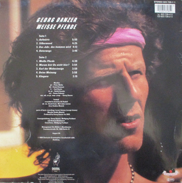 Georg Danzer : Weiße Pferde (LP, Album)