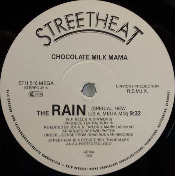 Chocolate Milk Mama* : The Rain (Special New U.S.A.Mega Mix) (12")