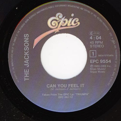 The Jacksons : Can You Feel It (7", Single)