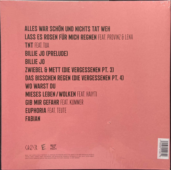 Casper (9) : Alles War Schön Und Nichts Tat Weh (2xLP, Album, Pin)