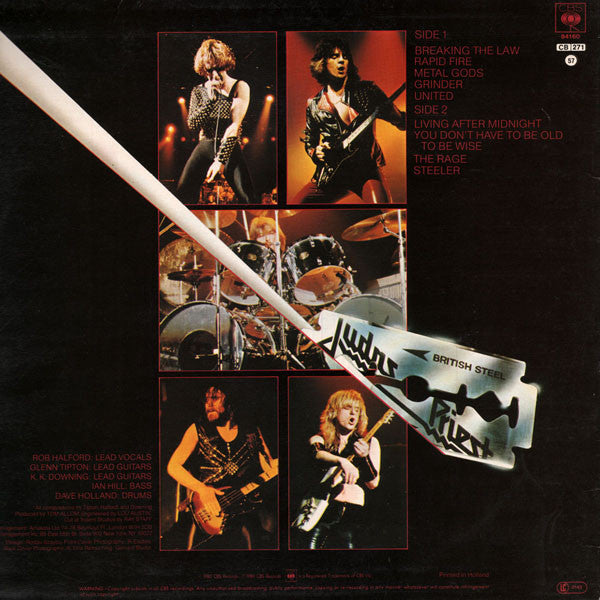 Judas Priest : British Steel (LP, Album)
