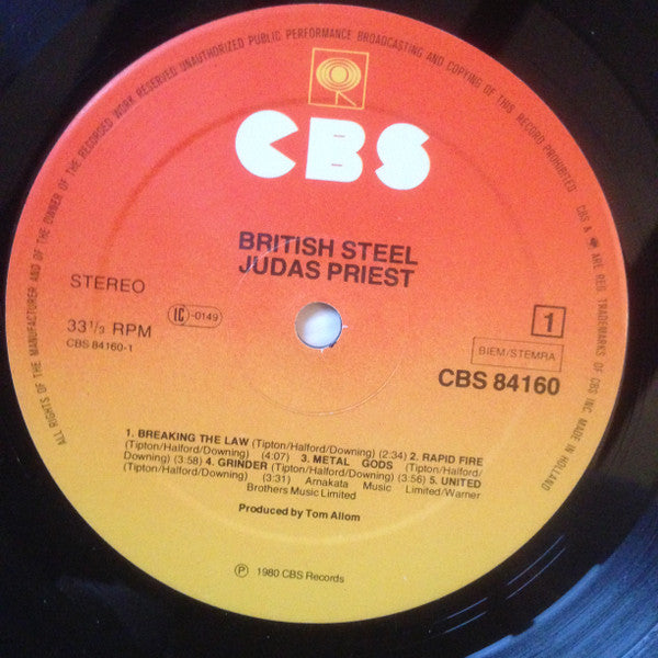 Judas Priest : British Steel (LP, Album)