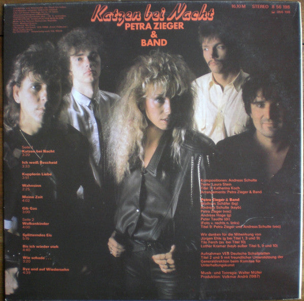 Petra Zieger & Band : Katzen Bei Nacht (LP, Album)