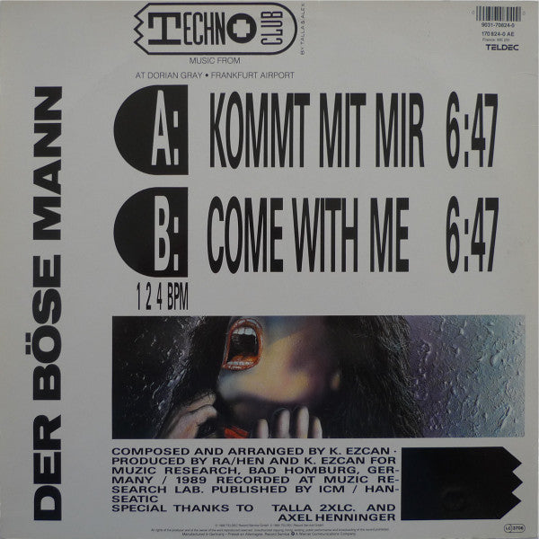 Der Böse Mann : Kommt Mit Mir (12")