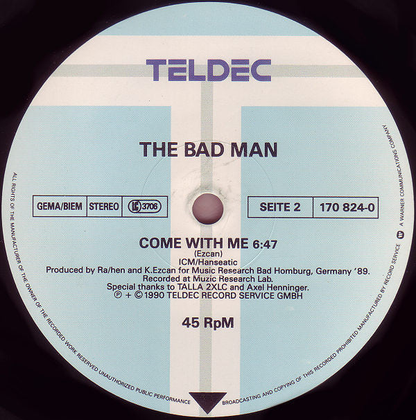 Der Böse Mann : Kommt Mit Mir (12")