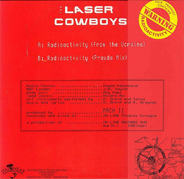 The Laser Cowboys* : Radioactivity (12")