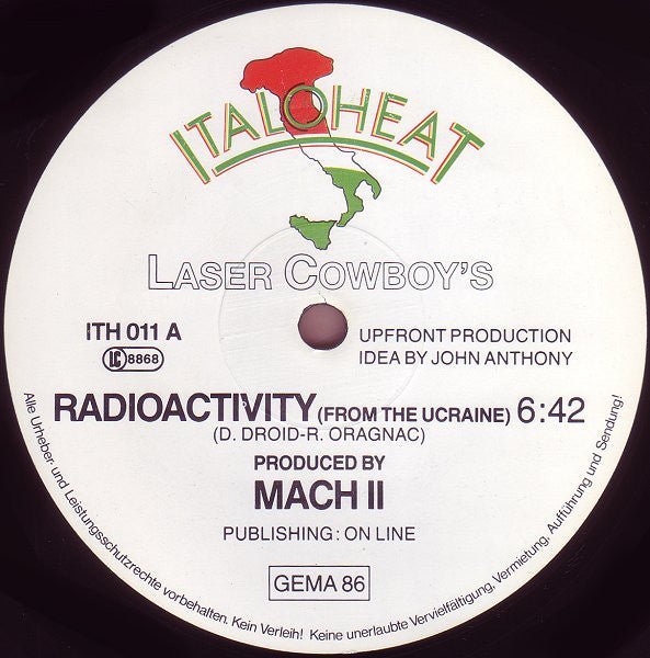 The Laser Cowboys* : Radioactivity (12")