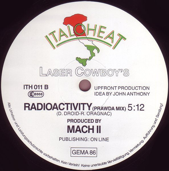 The Laser Cowboys* : Radioactivity (12")