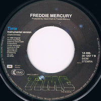Freddie Mercury : Time (7", Single)