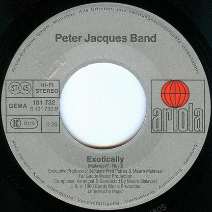 Peter Jacques Band : Is It It  (7", Single)