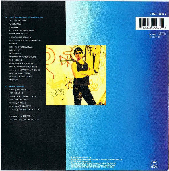 U2 : Who's Gonna Ride Your Wild Horses (7", Single)