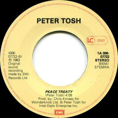 Peter Tosh : Johnny B. Goode (7", Single)