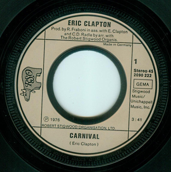 Eric Clapton : Carnival (7", Single)
