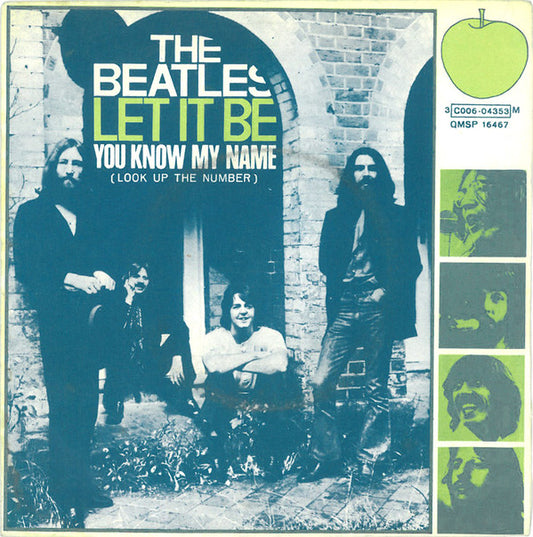 The Beatles : Let It Be (7", Single, M/Print)