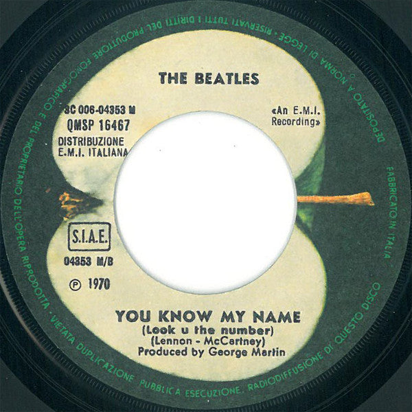 The Beatles : Let It Be (7", Single, M/Print)