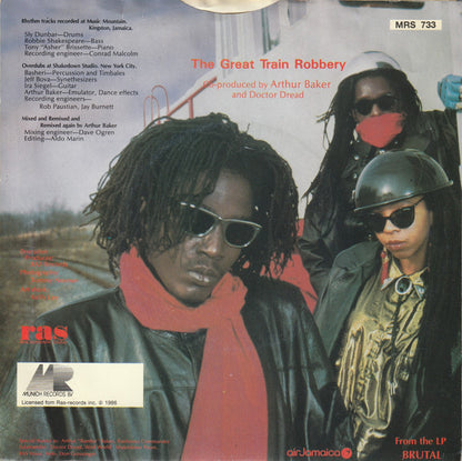 Black Uhuru : The Great Train Robbery (7", Single)