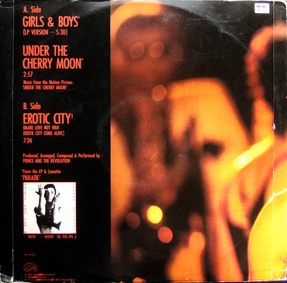 Prince And The Revolution : Girls & Boys (12", Ltd, Pos)