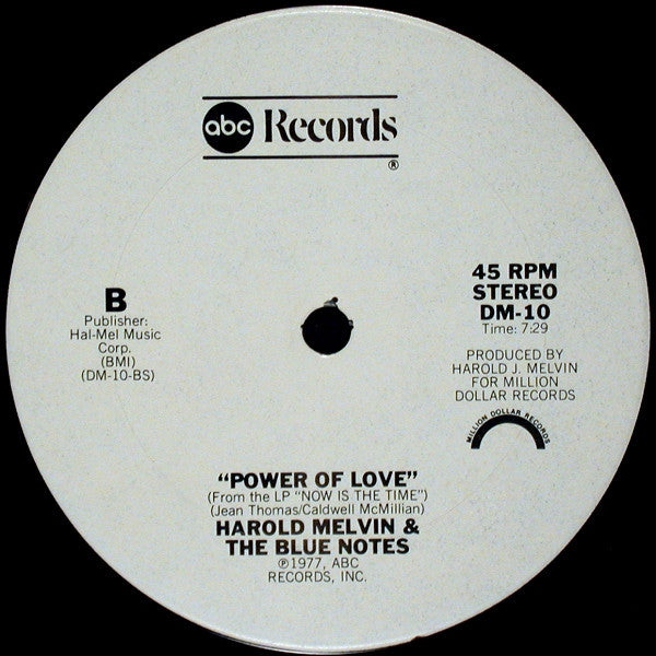 Harold Melvin And The Blue Notes : Baby, You Got My Nose Open (12", Promo)