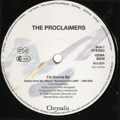 The Proclaimers : I'm Gonna Be (500 Miles) (12")