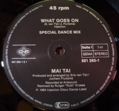 Mai Tai : What Goes On (12", Maxi)