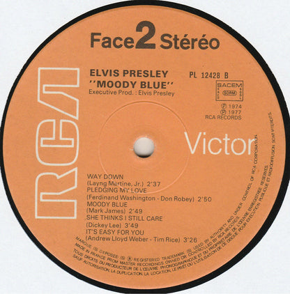 Elvis Presley : Moody Blue (LP, Album)