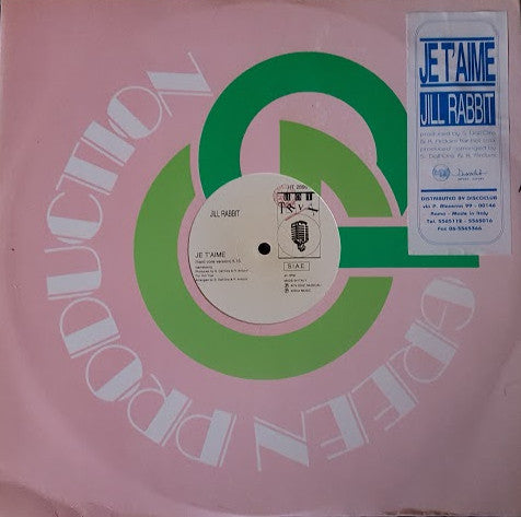 Jill Rabbit : Je T'Aime / Sexual Identity (12")