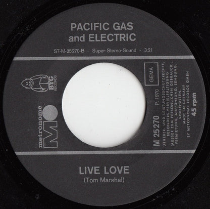 Pacific Gas And Electric* : The Hunter (7", Single)