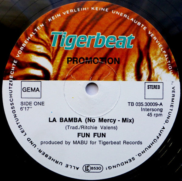 Fun Fun (2) : La Bamba (12", Promo)