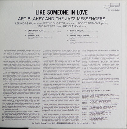 Art Blakey And The Jazz Messengers* : Like Someone In Love (LP, Album)