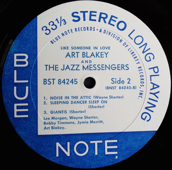 Art Blakey And The Jazz Messengers* : Like Someone In Love (LP, Album)