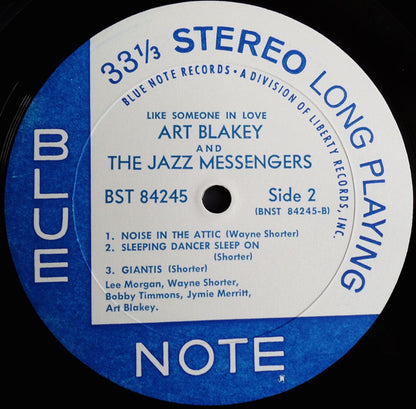 Art Blakey And The Jazz Messengers* : Like Someone In Love (LP, Album)