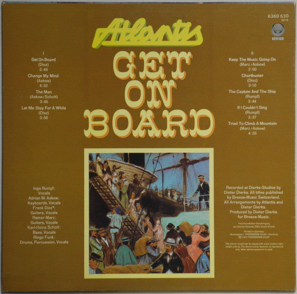 Atlantis (12) : Get On Board (LP, Album)