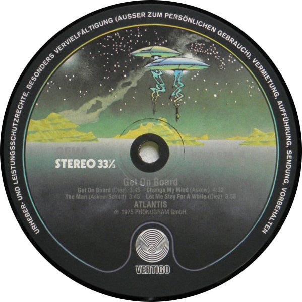 Atlantis (12) : Get On Board (LP, Album)