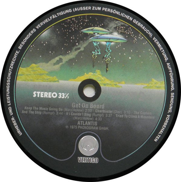 Atlantis (12) : Get On Board (LP, Album)