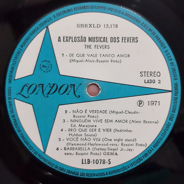The Fevers : A Explosão Musical Dos Fevers (LP)