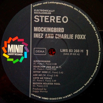 Inez & Charlie Foxx* : The Original Mockingbird (LP, Comp)