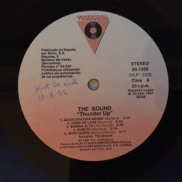 The Sound (2) : Thunder Up (LP, Album)