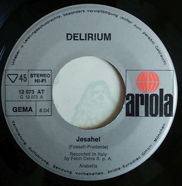 Delirium (5) : Jesahel / King's Road (7", Single)